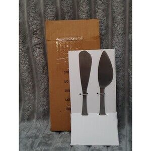NIP Set Of 6 Threshold Stainless Steel Cheese Knife & Spreader Set